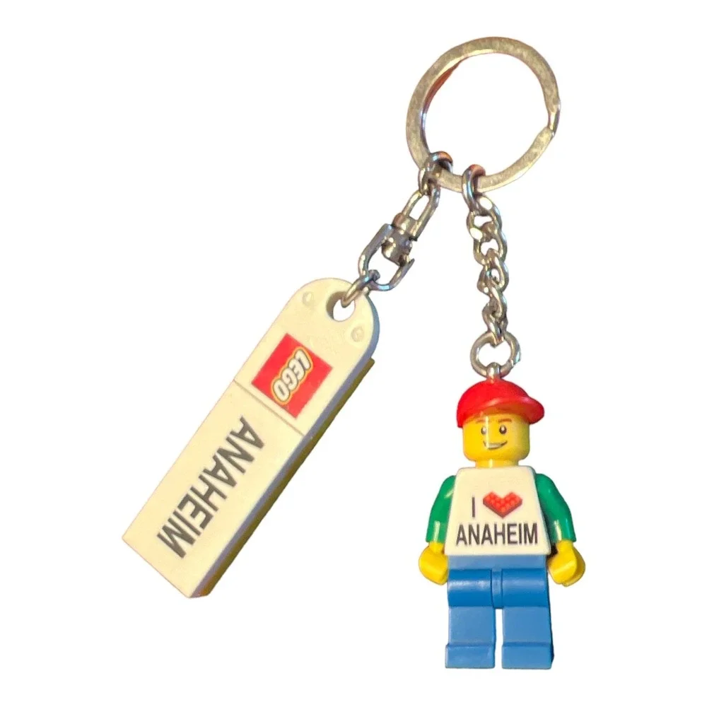 LEGO Minifigure keychain I LOVE ANAHEIM D1-59